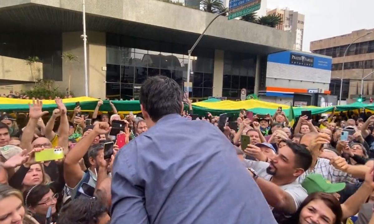 Dallagnol após apoio em Curitiba: 'Isso é só o começo' - Reprodução/Twitter