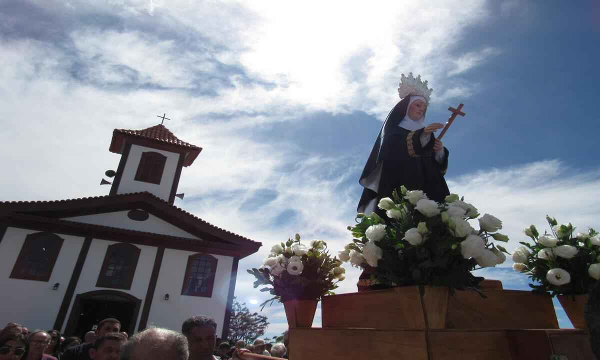 Capela de Santa Rita de Cássia é reinaugurada após incêndio - Vanessa Mello/Divulgação