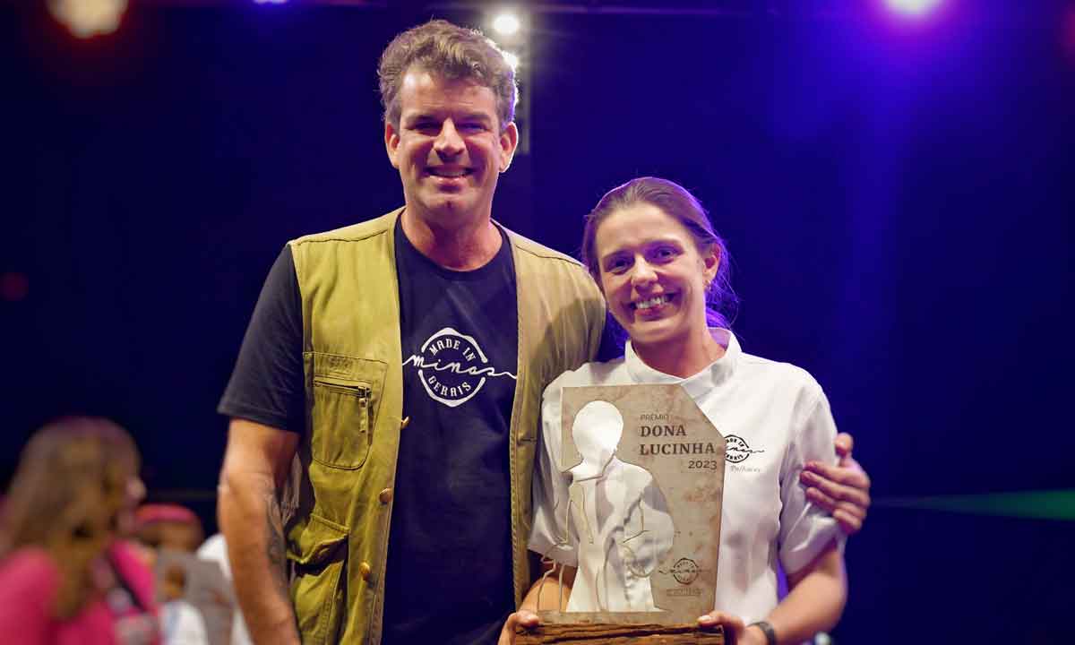 Chef de Diamantina recebe o Troféu Dona Lucinha no Made in Minas Gerais - Nereu Júnior/Divulgação