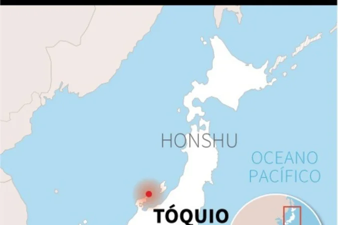 Terremoto de 6,2 graus abala o leste de Tóquio - GABRIEL CAMPELO / AFP