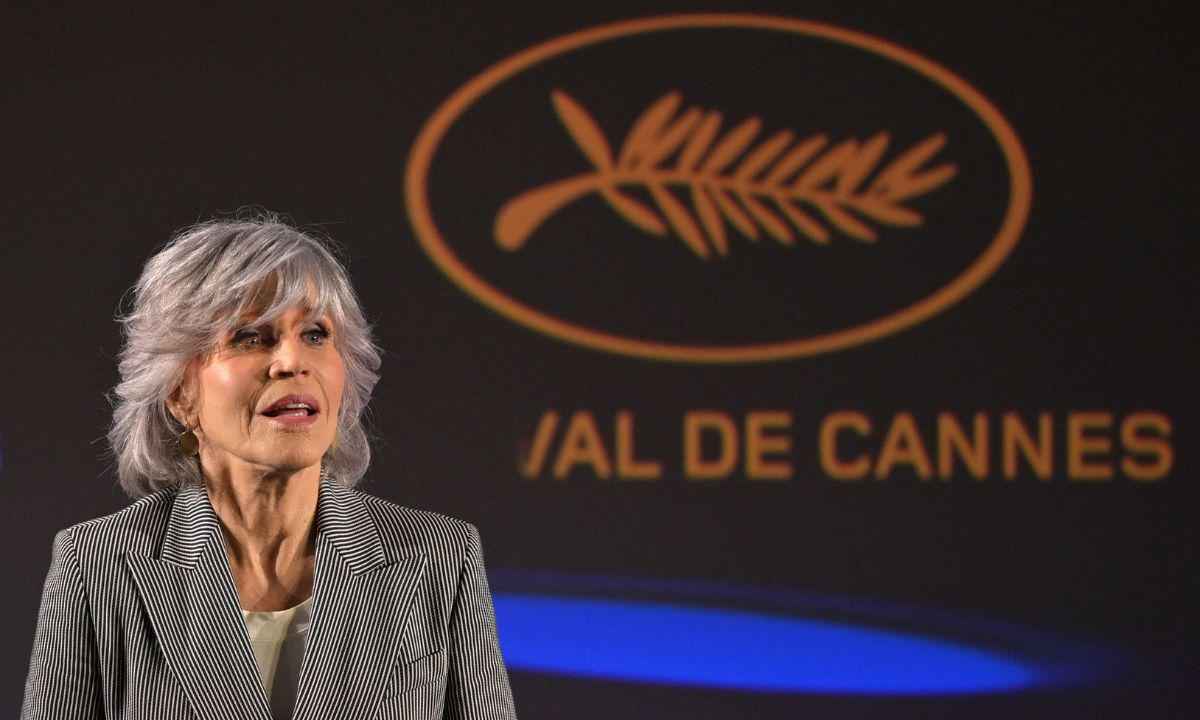 Jane Fonda aborda ativismo, crise climática e carreira em Cannes - Samantha Dubois/AFP