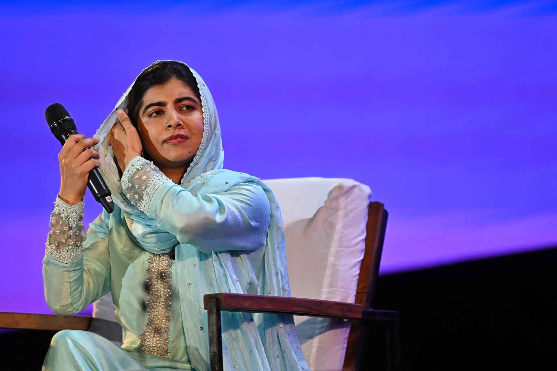 Malala Yousafzai defende educação inclusiva em visita ao Brasil - MAURO PIMENTEL/AFP