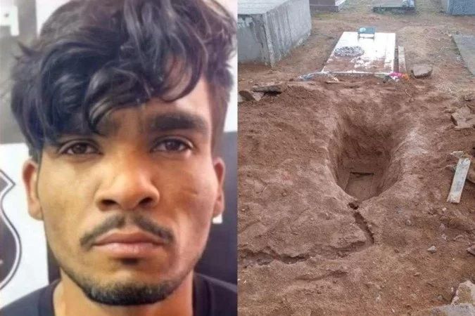 Casal violou túmulo de Lázaro por sonhar com pedido do serial killer - PCDF e PCGO / Divulgação