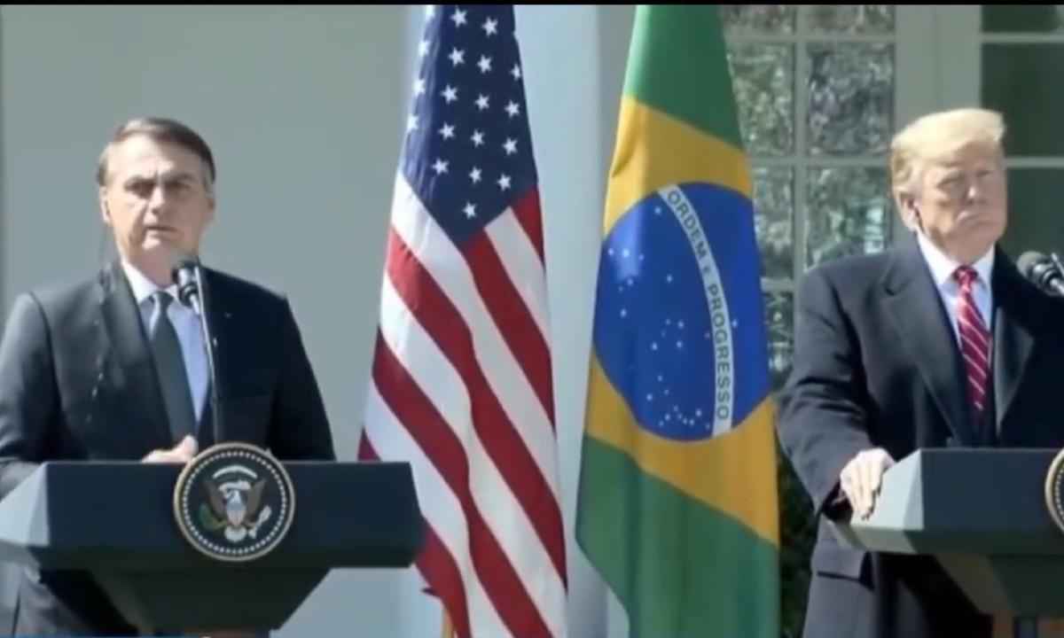 Bolsonaro posta vídeo com Trump e critica Venezuela em dia de Lula e Maduro - Reprodução/Instagram