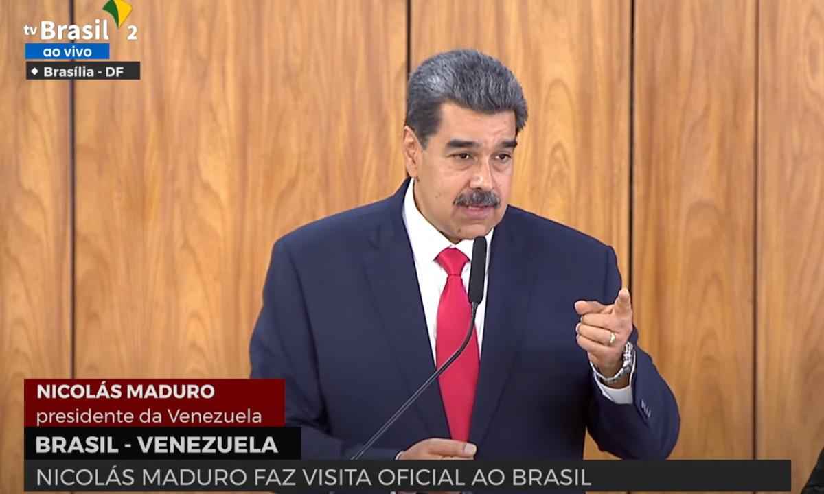 Maduro: 'Todas as portas com o Brasil foram fechadas' - TV Brasil/Reprodução