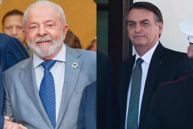 Lula encontrou duas vezes mais chefes de Estado que Bolsonaro em 5 meses - Ricardo Stuckert/PR - Jim WATSON/AFP 
