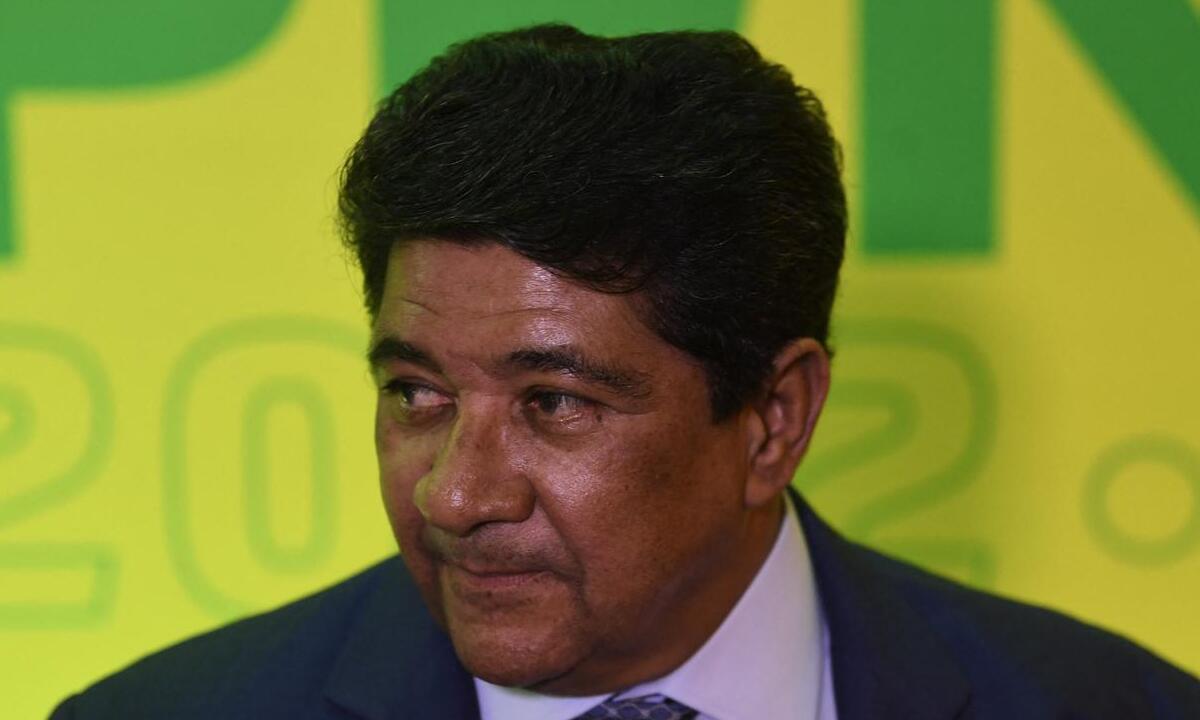 CPI das Apostas: Ednaldo Rodrigues, presidente da CBF, pode ser convocado - MAURO PIMENTEL/AFP