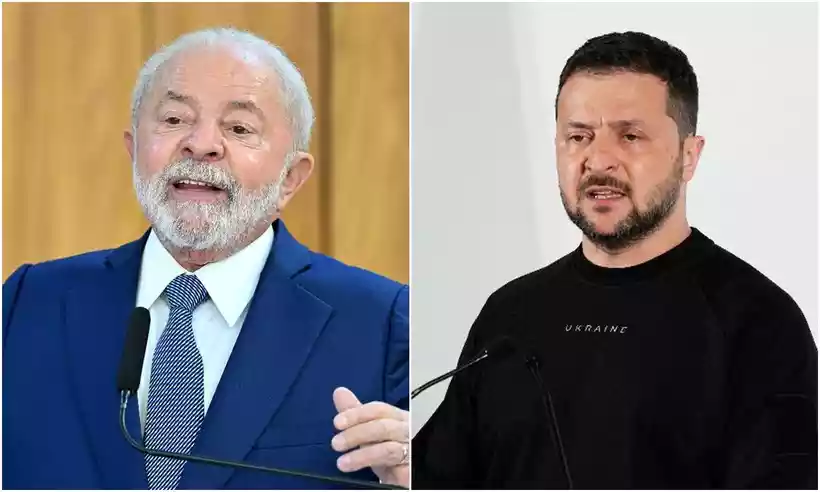 Zelensky quer constranger Lula para forçar apoio do Brasil, dizem analistas - EVARISTO SA/AFP/LOUISE DELMOTTE/POOL