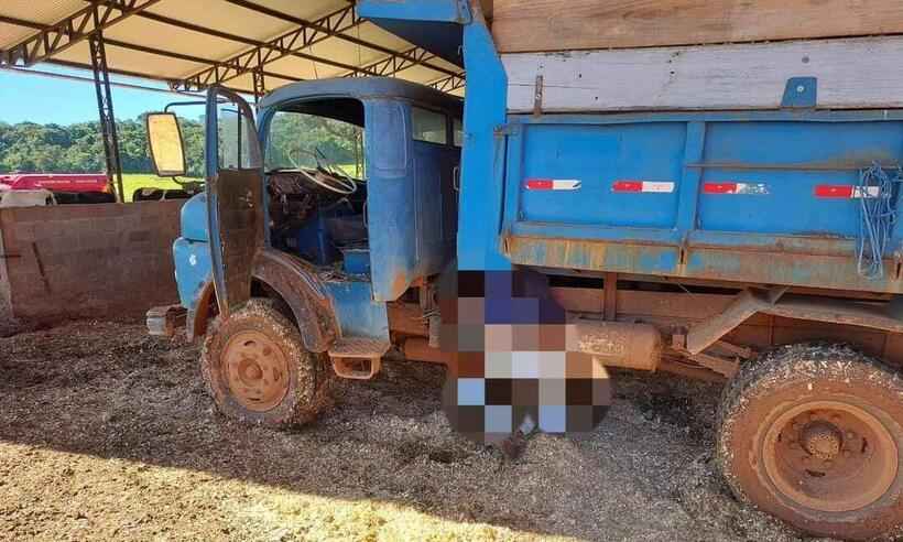Trabalhador tem a cabeça prensada por caçamba de caminhão no Sul de Minas - CBMMG / Divulgação