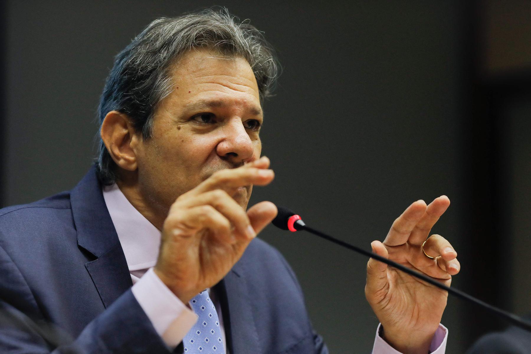 Fernando Haddad celebra melhoria na nota de crédito do Brasil pela S&P - Sergio Lima/AFP