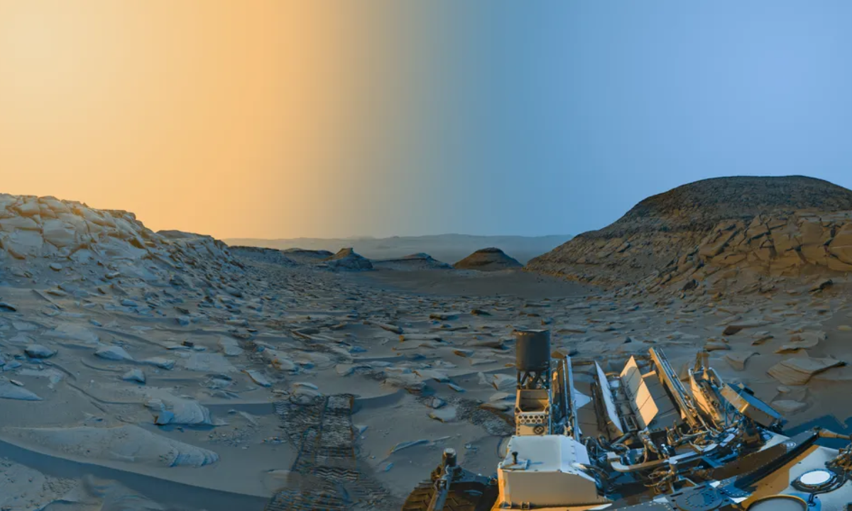 Robô Curiosity da Nasa captura 'cartão postal' em Marte - NASA/JPL- Caltech