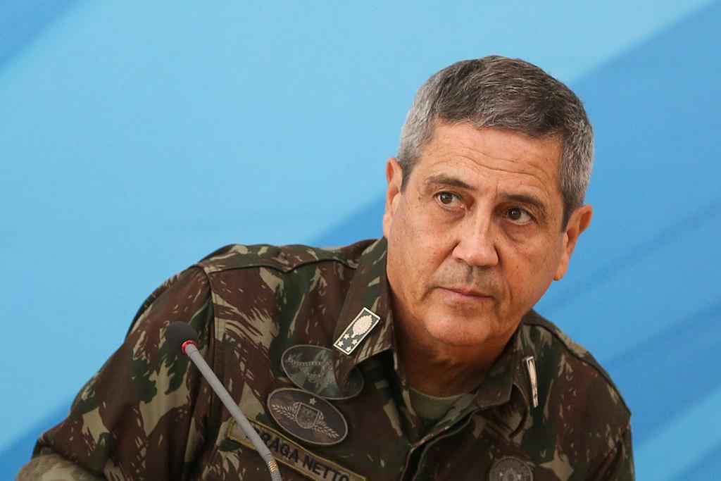 General da reserva Braga Netto fala como pré-candidato à prefeitura do Rio - Marcelo Camargo/Agência Brasil
