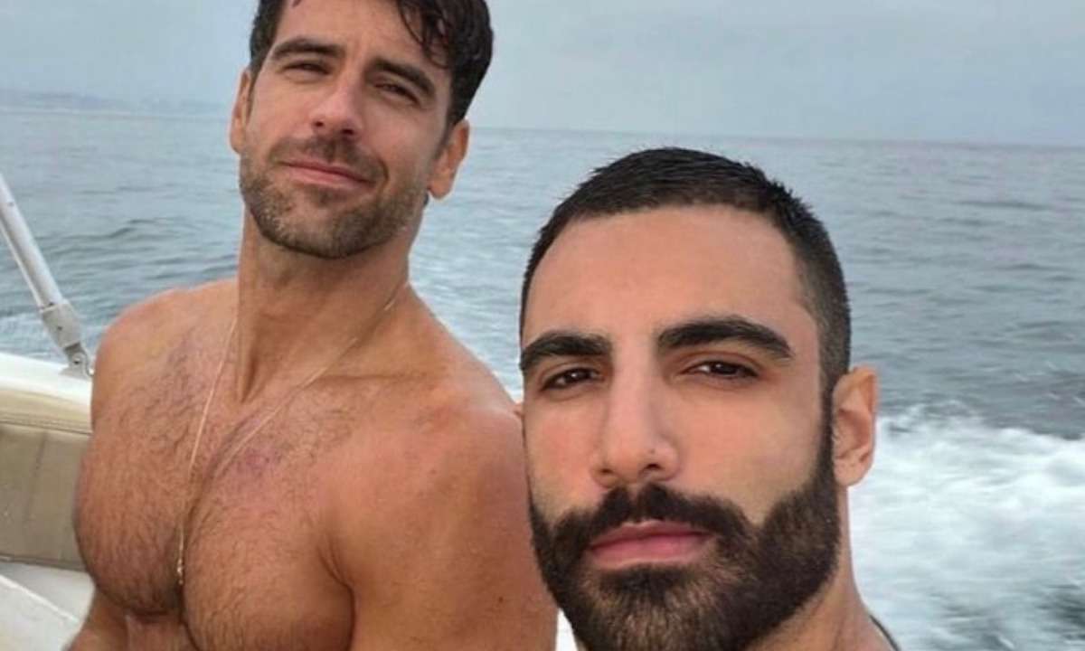 Marcos Pitombo e seu novo amor, Iasser Kaddourah - Reprodução / Instagram