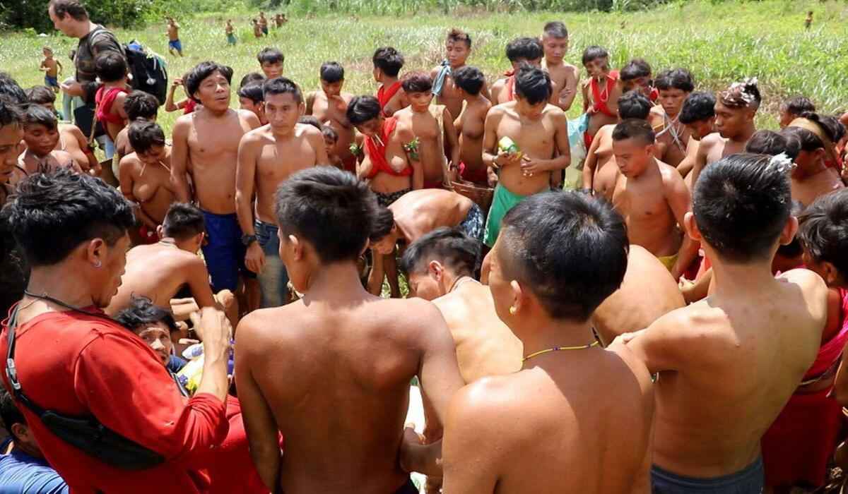 Impacto de garimpos e invasões em 59% dos rios da Terra Indígena Yanomami em Roraima - EBC/TV Brasil