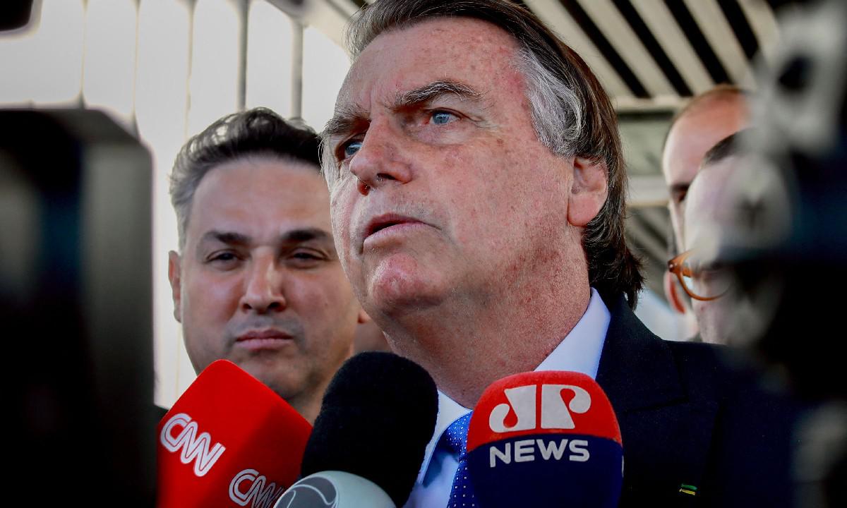 Bolsonaro sobre atos golpistas: "Nunca vi golpe sem armas" - Evaristo Sá/AFP