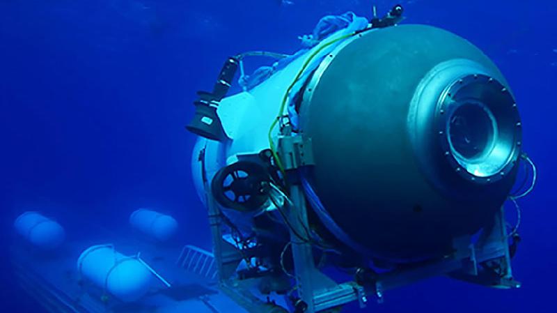 Submarino de expedição ao Titanic: médico explica chances de sobrevivência conforme oxigênio diminui - OceanGate Expeditions/PA Wire