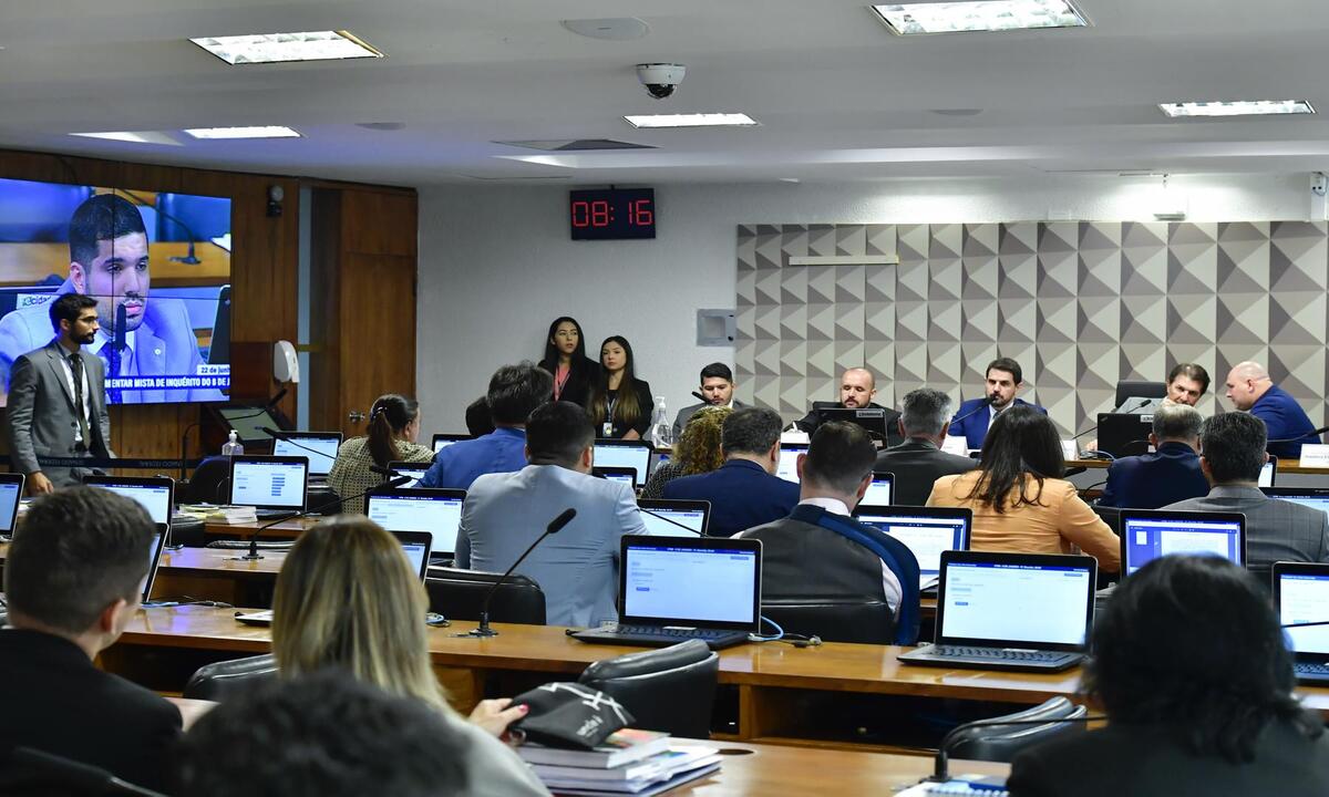 CPMI do 8/1: Bolsonaristas se incomodam com vídeo exibido por petista - Waldemir Barreto/Agência Senado