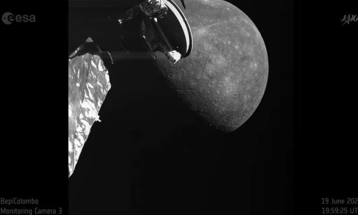 Sonda revela imagens inéditas e surpreendentes de Mercúrio - ESA/Reprodução