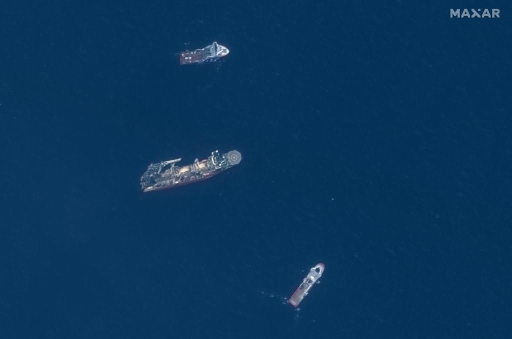 Guarda Costeira americana anuncia investigação sobre tragédia do submarino - Handout / Satellite image ©2023 Maxar Technologies / AFP