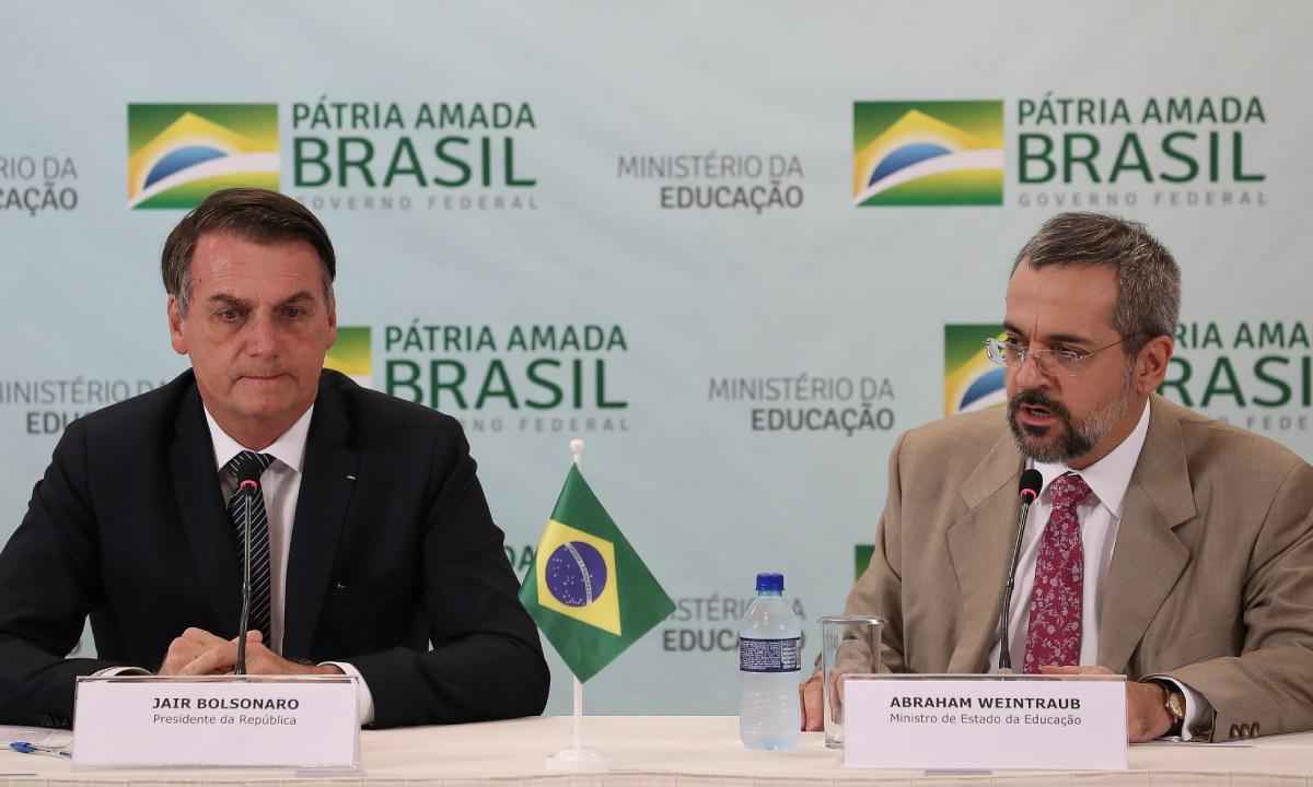 Weintraub sobre crítica de Bolsonaro: 'Desmascaro todos vocês' - Marcos Corrêa/PR