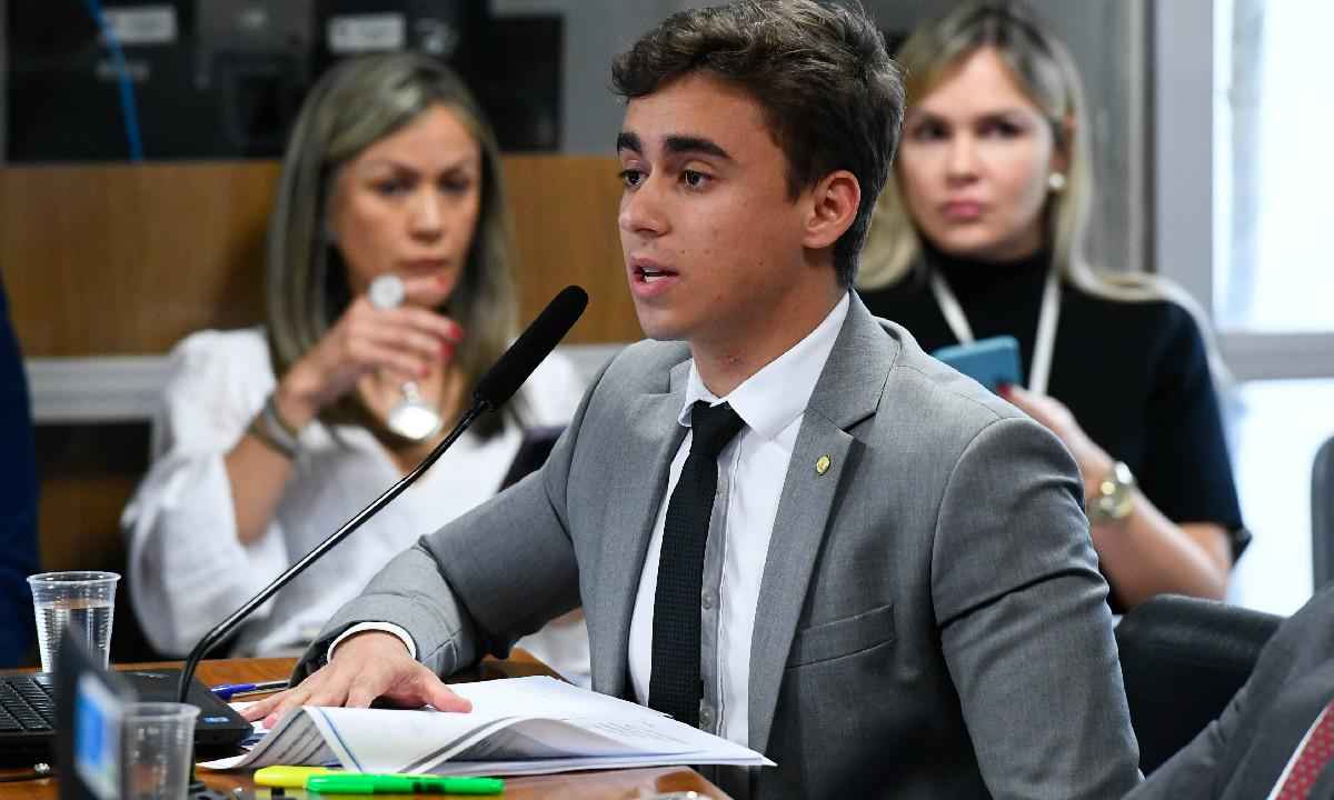 Nikolas defende 'quebra de sigilo' de Lula e Flávio Dino em CPMI - Marcos Oliveira/Agência Senado