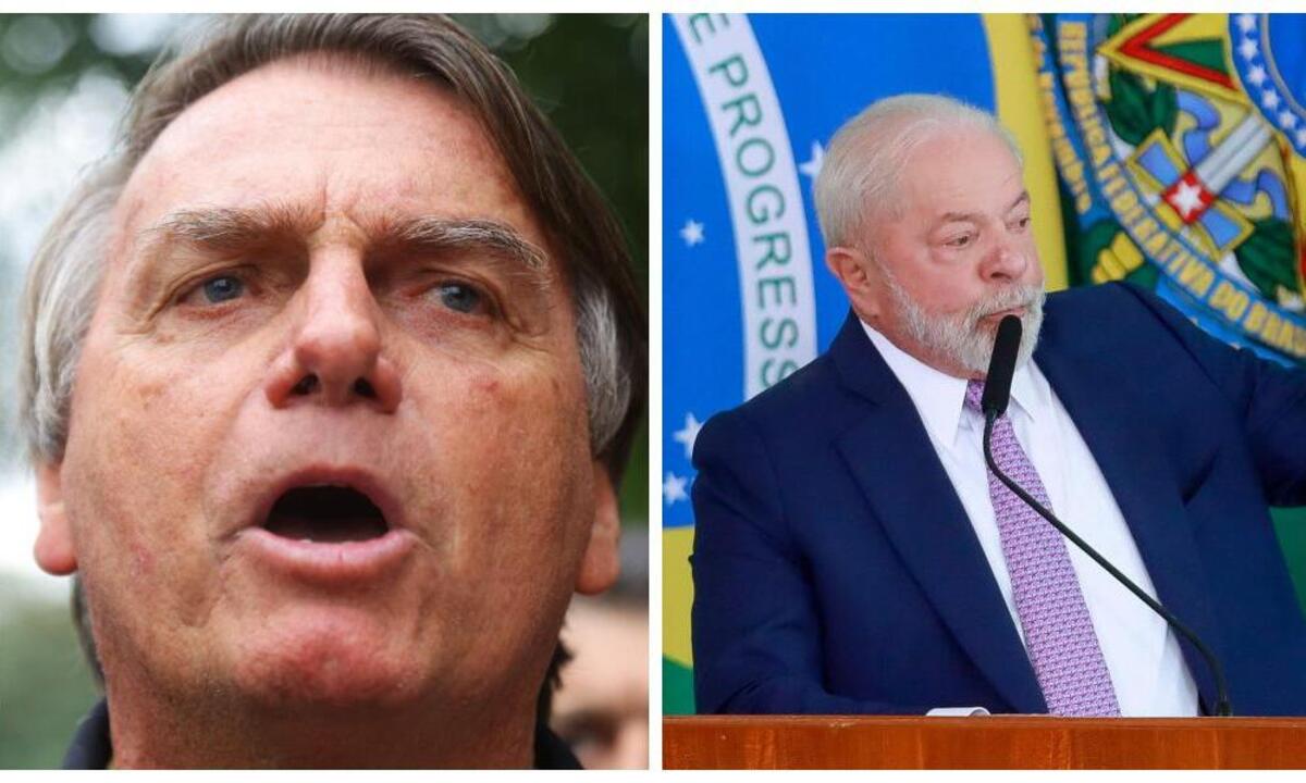 Processo de danos morais de Bolsonaro contra Lula é extinto pela Justiça - Sergio Lima / AFP e SILVIO AVILA / AFP