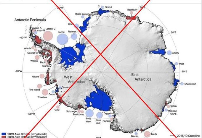 Aumento das plataformas de gelo na Antártida refuta aquecimento global?