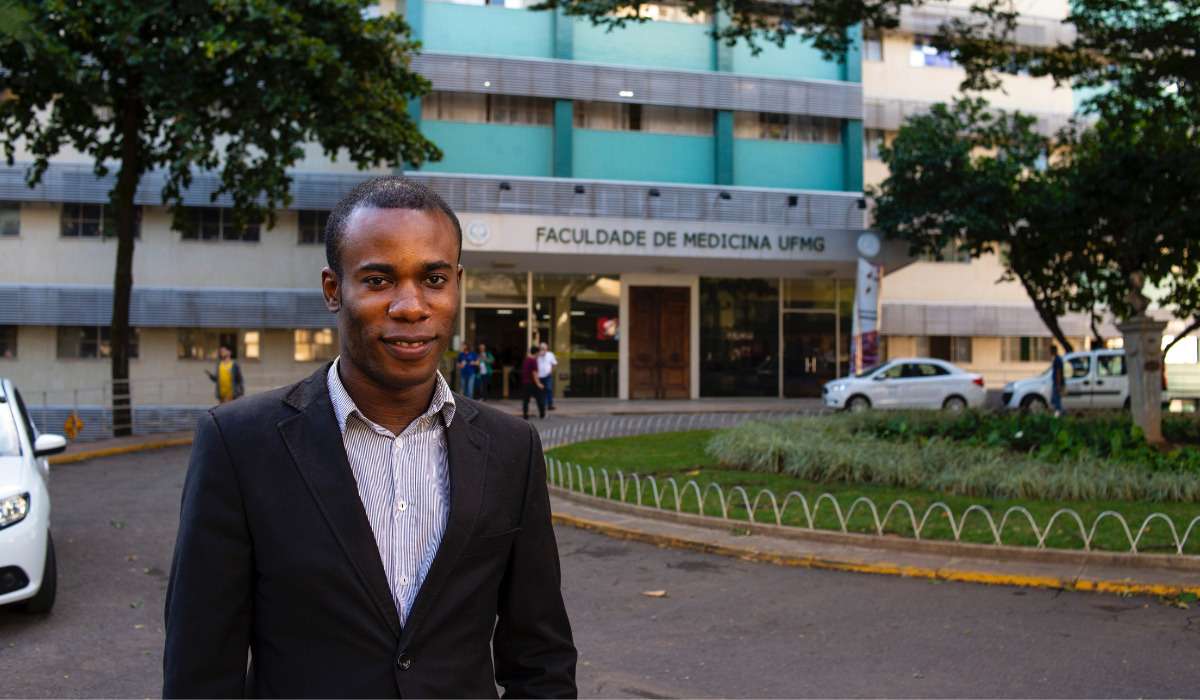Aluno de Medicina da UFMG é candidato a presidente do Congo - Jorge Lopes/EM