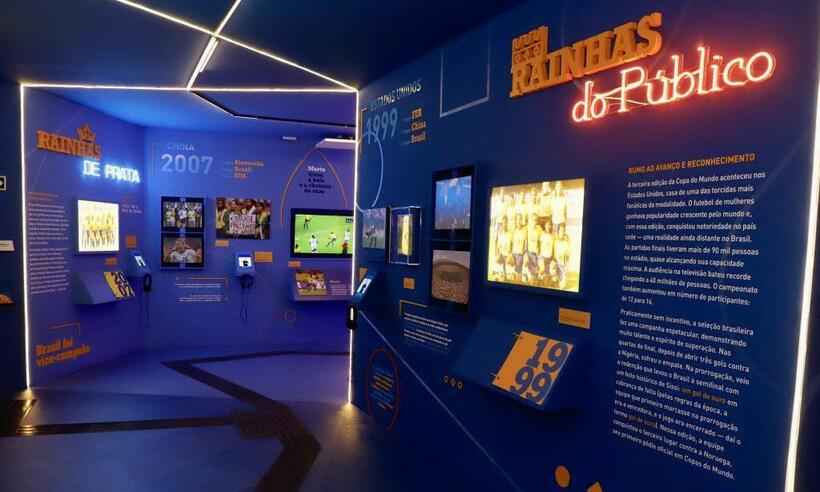 Museu do Futebol entra em clima de Copa feminina e exalta rainhas do Brasil - Museu do Futebol/Divulgação