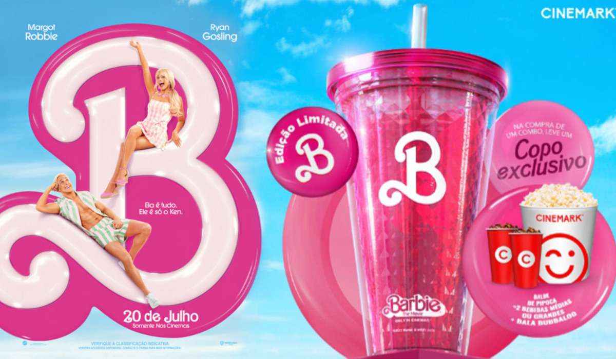 'Barbie': internet compara brindes dos cinemas brasileiros e estrangeiros - Reprodução