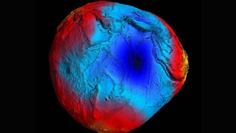 O que é e como se formou o buraco gravitacional da Terra - ESA