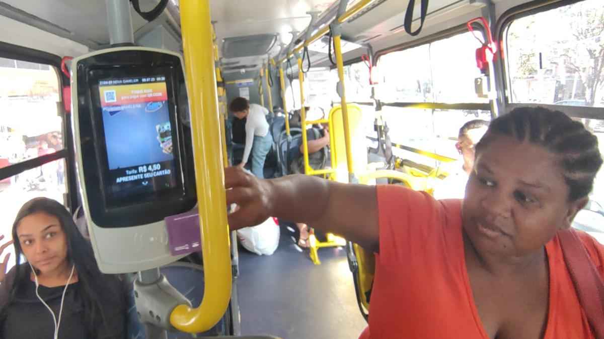 Passagem dos ônibus de BH a R$ 4,50 traz alívio: "Pesava no meu bolso" - Jair Amaral/EM/D.A.Press