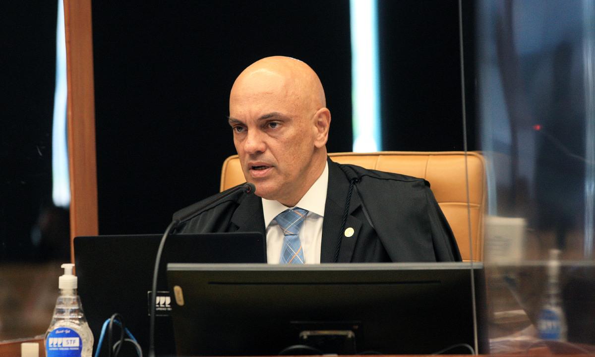 Moraes participará da discussão sobre 'Mecanismos de Aprimoramento do Processo Eleitoral', com Ciro Nogueira e ministros do STJ -  (crédito: Nelson Jr./STF)