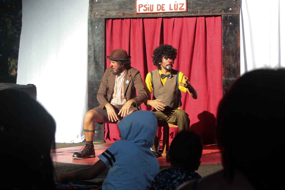 Em 'Aques'Dois', Serragi e Joe compartilham memórias do circo com o público - Priscila Garcia/divulgação