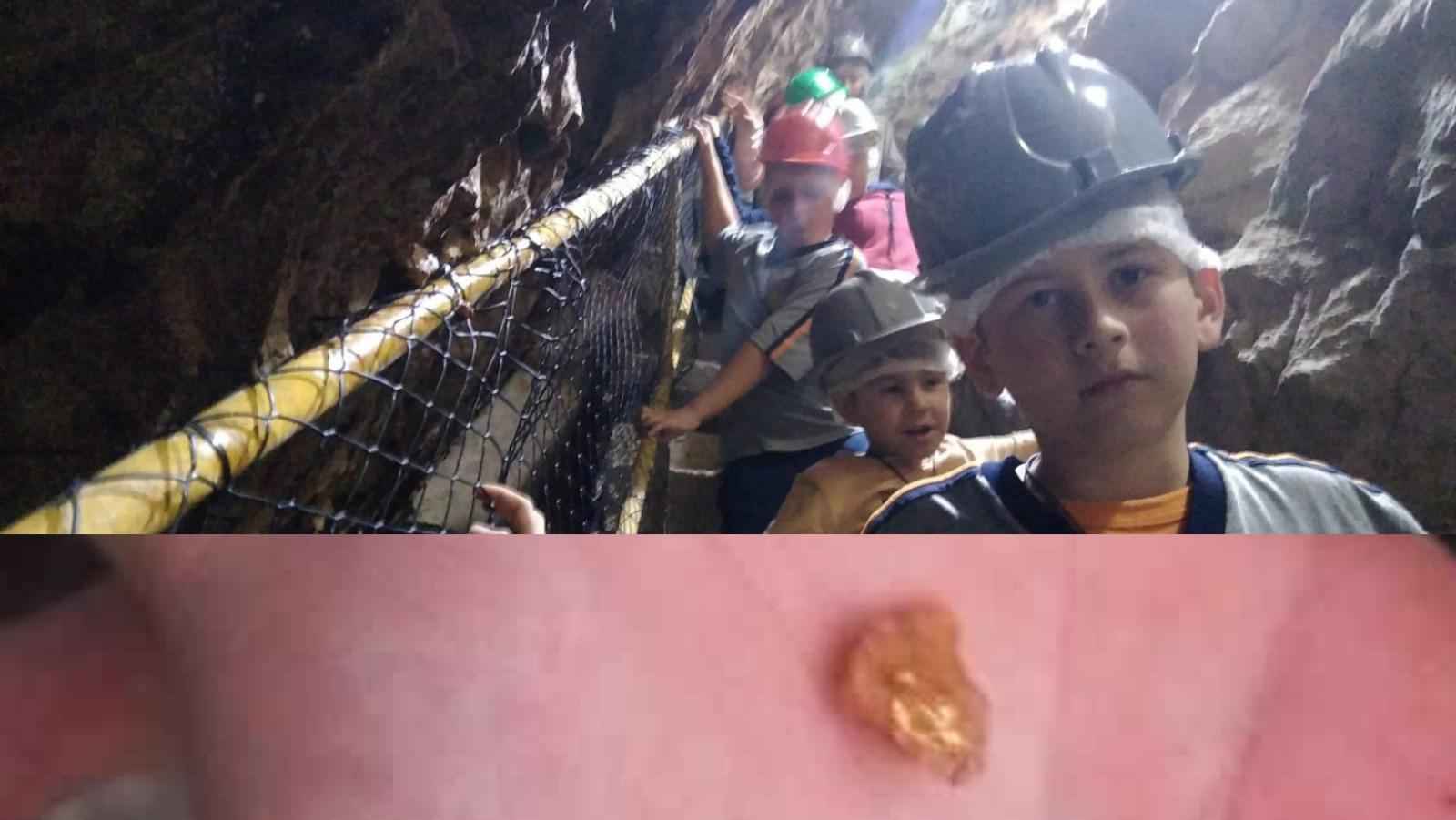 Garoto de 12 anos acha pepita de ouro em mina de São João del Rei - acervo pessoal