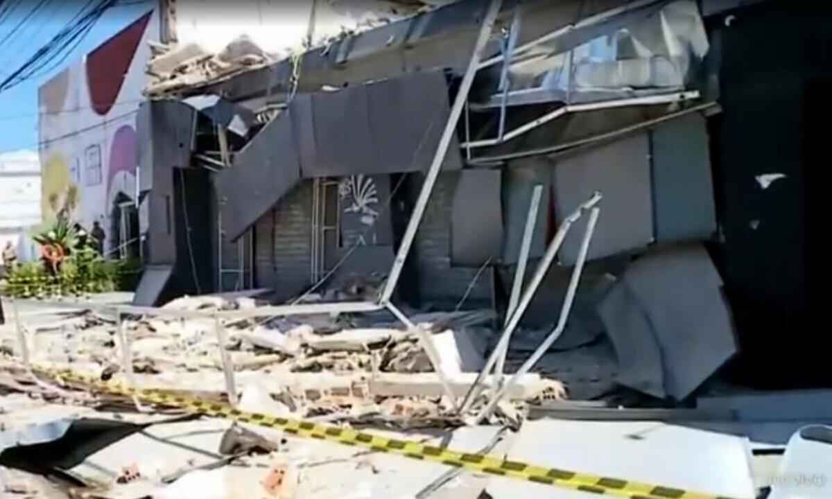 Três dias após tragédia, mais um prédio desaba no Grande Recife - Reprodução/TV Globo