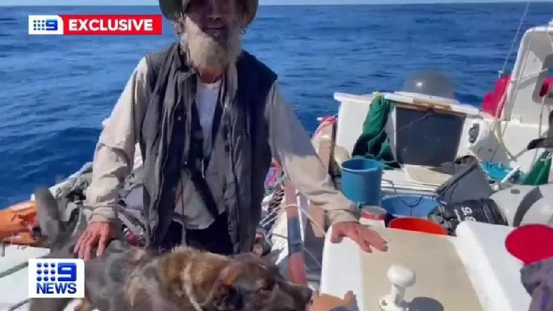 Velejador e cadela são encontrados após 2 meses à deriva no Pacífico - 9 NEWS