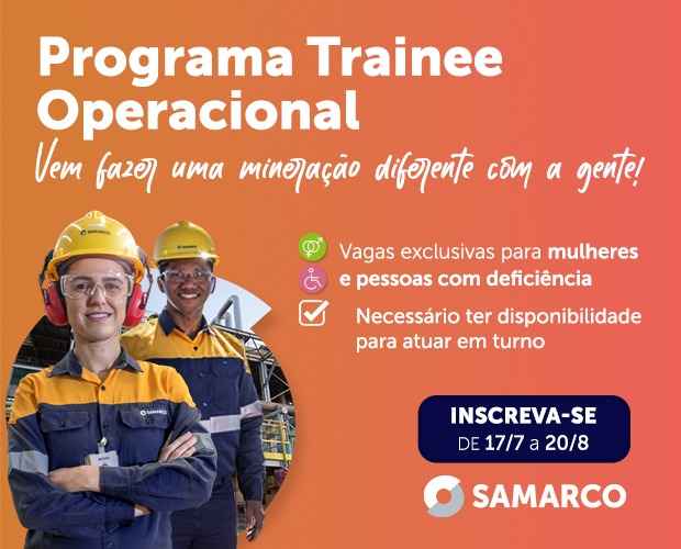Samarco lança Programa de Trainee para mulheres e pessoas com deficiência - Samarco/Divulgação