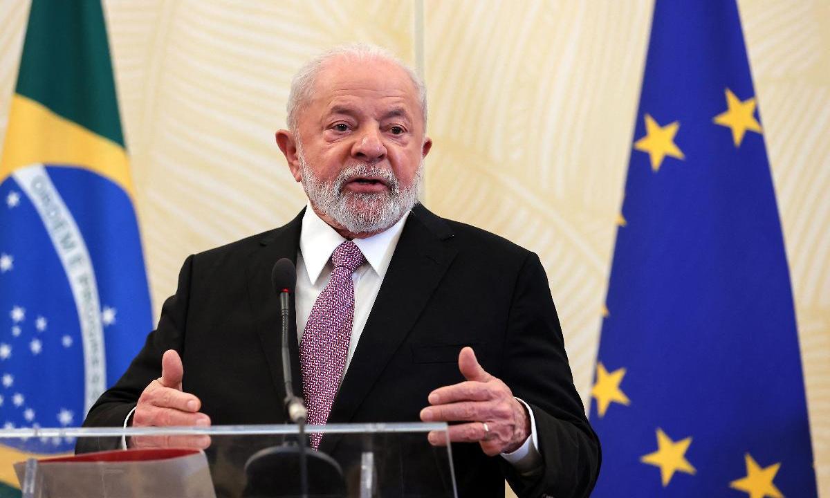Lula está otimista com acordo entre Mercosul e UE: 'Deve sair neste ano' - FRANCOIS WALSCHAERTS/AFP