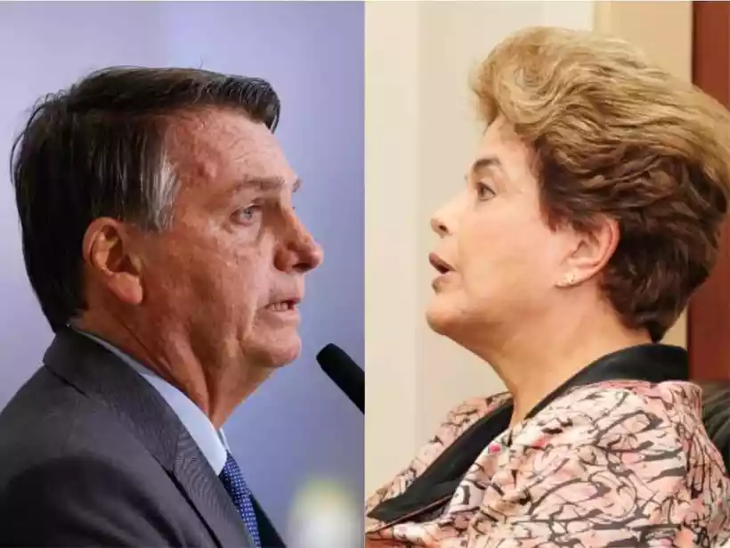 Dilma recorre à Justiça por ter sido chamada de 'cafetina' por Bolsonaro - Alan Santos/PR e Presidencia del Uruguay