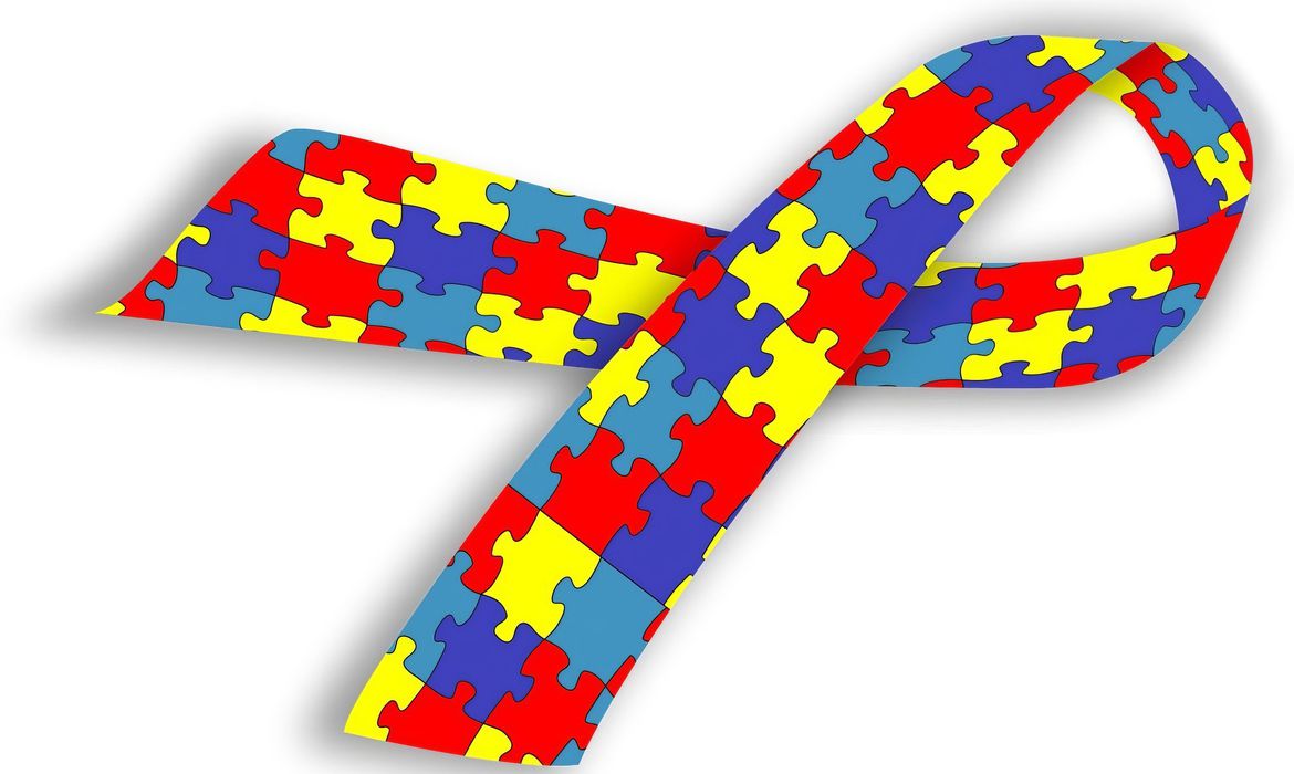 Lei amplia direito a atendimento prioritário a autistas - @ilustração/símbolo autismo
