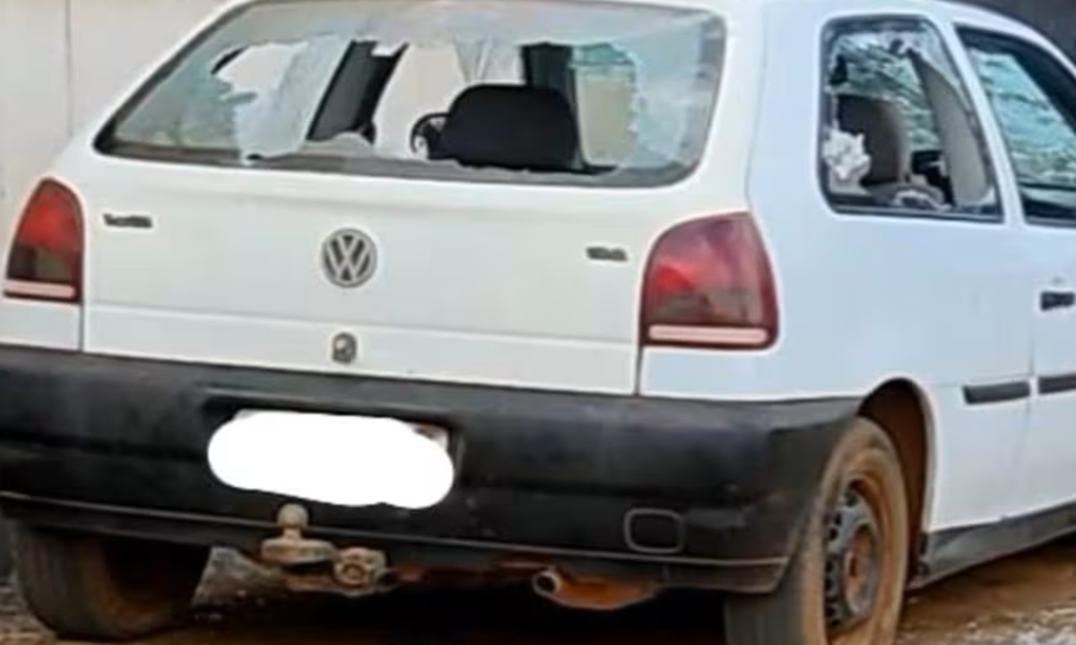 Homem destrói próprio carro após veículo ser apreendido em blitz - Polícia Militar Rodoviária/Divulgação