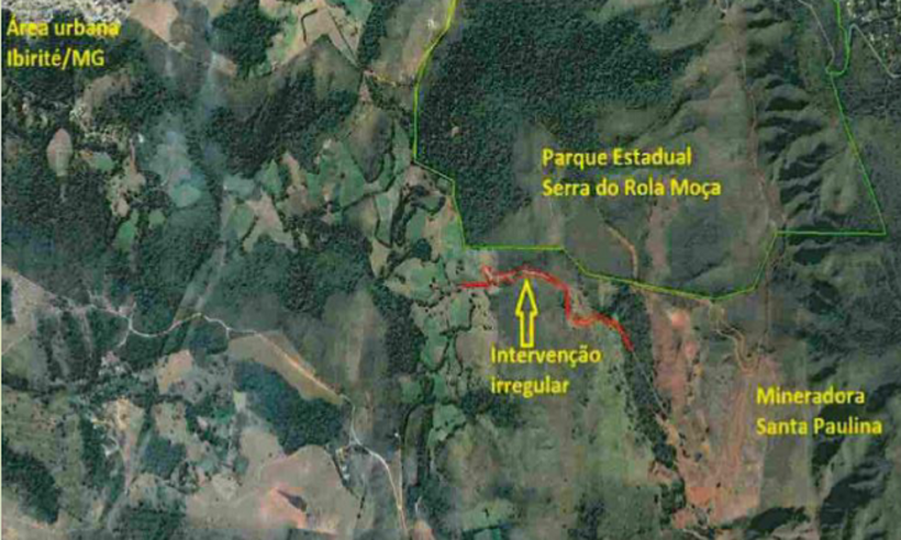 MG: mineradora é condenada por intervenções próximas à Serra do Rola Moça - MPMG / Divulgação