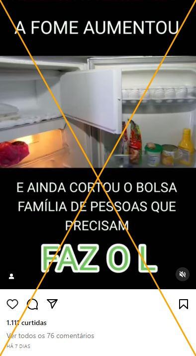Relatório da ONU sobre a fome no Brasil usou dados de 2022, e não do governo Lula