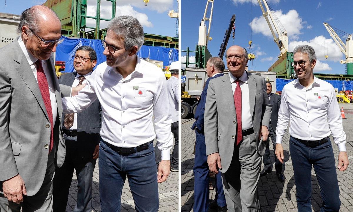 Alckmin e Zema exportam primeiro lote de lítio de Minas para a China - Cristiano Machado / Imprensa MG