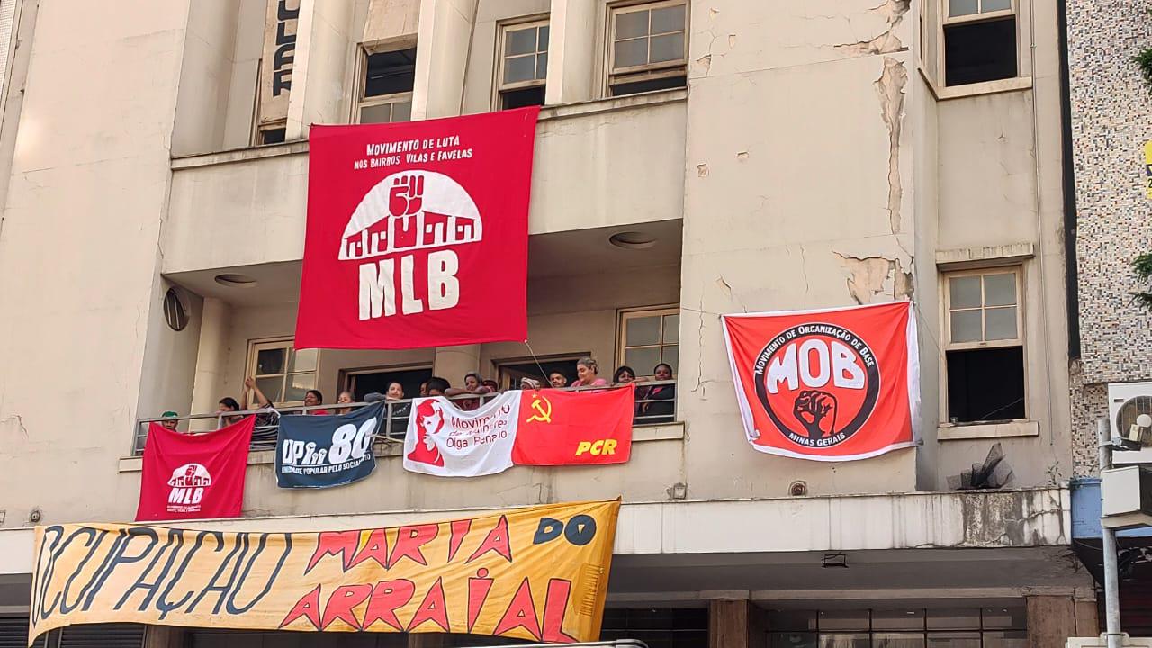 Ocupação Maria do Arraial quer que governo de MG abra mesa de negociação - Jair Amaral/EM