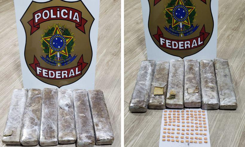 Polícia Federal apreende cinco quilos de maconha enviados pelo Correio - PF/Divulgação