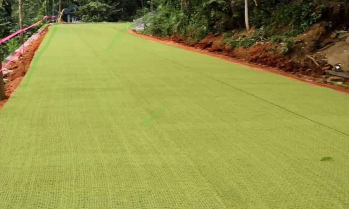 Manta de fibra de coco promete reduzir poeira causada pela mineração - Nano-Z/Divulgação 