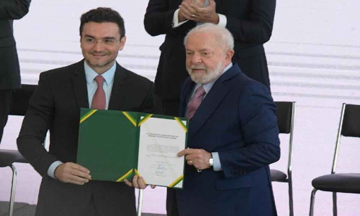 Com figuras do Centrão, Lula dá posse ao novo ministro do Turismo - Ed Alves/CB/D.A. Press