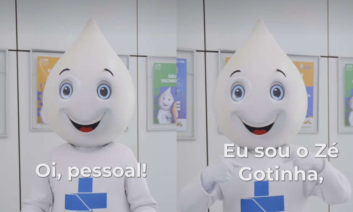 Mascote influenciador: Zé Gotinha cria perfil oficial nas redes sociais - Instagram/Reprodução
